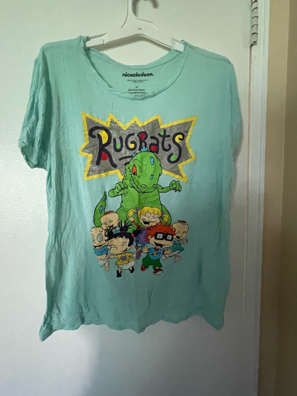 Nickelodeon Rugrats Graphic Tee - Mint Green